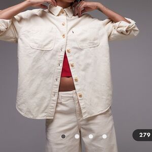 Levi's Orion corduroy overshirt in beige